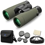 PURSUAL 10x42 Compact Binoculars for Adults High Power for Bird Watching, Hiking, Hunting, Concerts, Travel & Outdoor Adventures. Lightweight & Waterproof providing Crisp, Clear & Bright Images