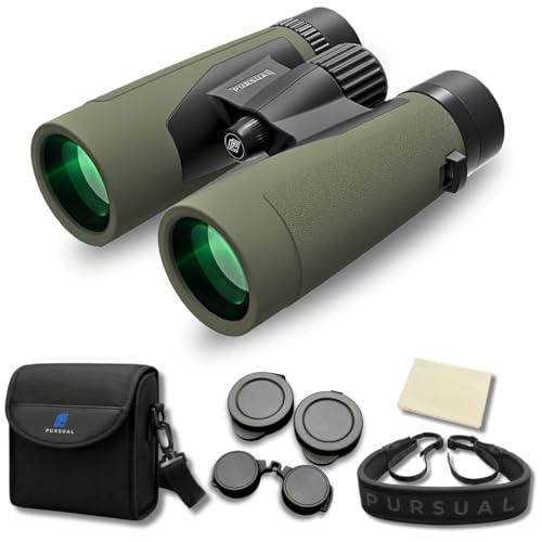 PURSUAL 8x42 Binoculars for Adults – Ultra-Bright HD View & Superior Stability – Professional Waterproof Binoculars for Bird Watching, Wildlife, Hiking & Sports – Wide Field of View – UK Brand option