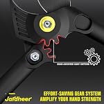 Jardineer 16.5" Garden Loppers, Effortless Pruning Shears with Gear Assist and Pull-Tested Reinforced Handles, Lightweight Hand Lopper for Yard, Shrub & Small Tree Trimming, Cuts up to 1.2" Branches