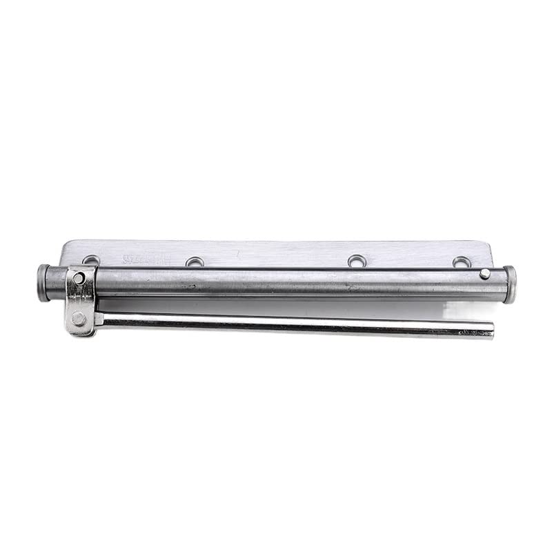 Cierrapuertas Cierrapuertas ajustable Muelle de puerta automático de acero inoxidable Resistencia en tono plateado para puerta de oficina en casa Puerta resistente al fuego Cierrapuertas automático