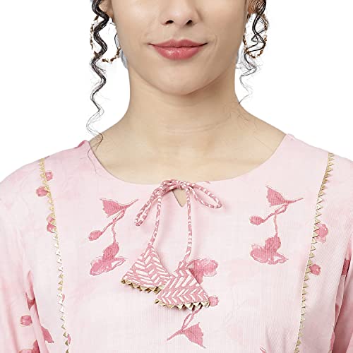 Image of NAINVISH Cotton Blend Kurti Kurta Pant for Womens | Kurtas Pant for Women | Womens Kurta Kurti Set | Best Kurtas Set for Women