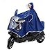 Produktbild GLJY Motorrad-wasserdichte Verlängerte Poncho, Elektromobilitäts-Roller-Motorrad-Großer Regen-Umhang-Mantel, Einzelne Person Motorrad-Antibeschlag-Regenschutzabdeckung Mit Spiegel-Slots,G,XXXL