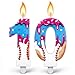 Conelist Ice Cream Drip Baseball Birthday Candle Baseball Number 10 Candle Ice Cream Theme Birthday Cake Toppers for Sport Anniversary Party Decorations