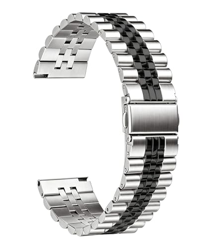Image of BINLUN Stainless Steel Watch Band Replacement Metal Watch Straps for Men and Women 20mm /22mm /24mm