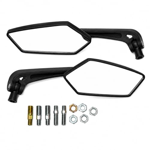 GEAR WINGS 5 Edge Rear View Mirror Universal for All Bikes - Image 2