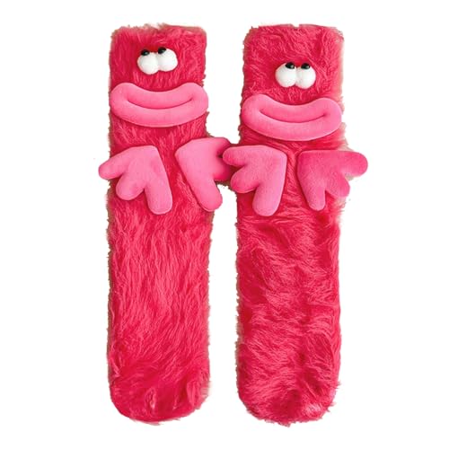 Image of TFTSR Crazy Funny Fuzzy Silly Socks for Kids Women,Girls Fluffy Slipper Novelty Fun Socks,Boy Men Cute Cozy Soft Animal Socks