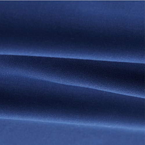 Image of EXQ Home Toddler Pillowcases Zippered 13x18 Travel Pillow Case Set of 2, Small Pillow Case Fits Baby Pillow Sized 12x16, 13x18, Kids Pillowcases 2 Pack Machine Washable(Navy)