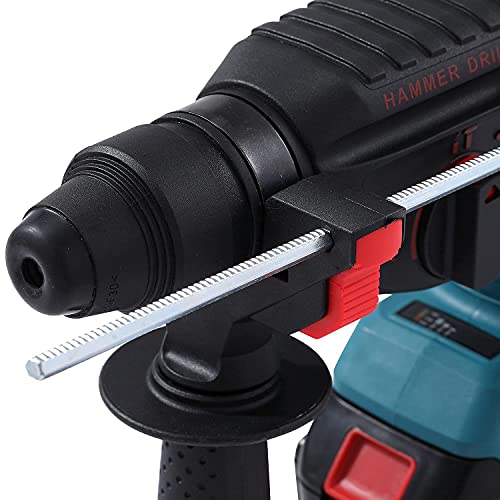 KATSU FIT-BAT 21V Akku-Bohrhammer Brushless SDS Rotationsbohrhammer 26mm,Bürstenlosen Motor, zum Bohren von Beton, Stahl… – Bild 7