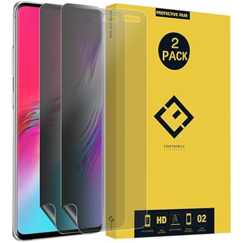 DUNSIHUI Galaxy S10 5G Privacy Screen Protector Soft Film Cover