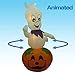 Jumbo 9 Foot Animated Halloween Inflatable Ghost on Pumpkin - 2012 Yard Decoration
