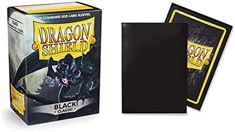 10 Packs Dragon Shield Classic Black Fundas Negras miniatura 3