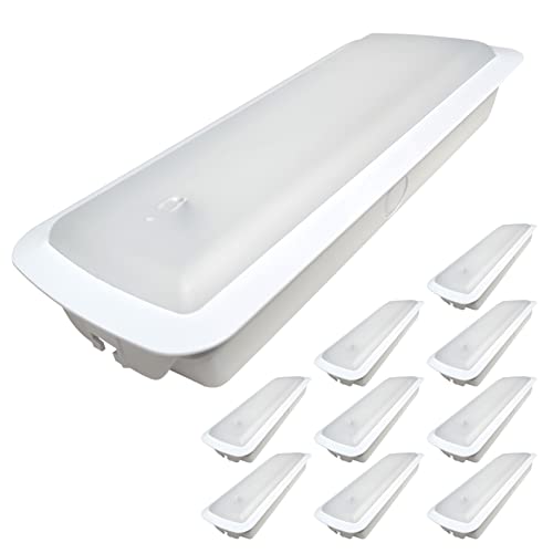 Led Atomant Pack 10X Luz De Emergencia Led Empotrable O Superficie Con Autotest. 3 Horas De Autonomía. Dos Funciones, Función No Permanente 3W 200 Lúmenes. Función Permanente 7W 600 Lúmenes.