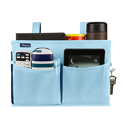 Image of Surblue Bedside Storage Bag, Bedside Storage, Storage Pocket, Small Storage (Small-Skyblue)