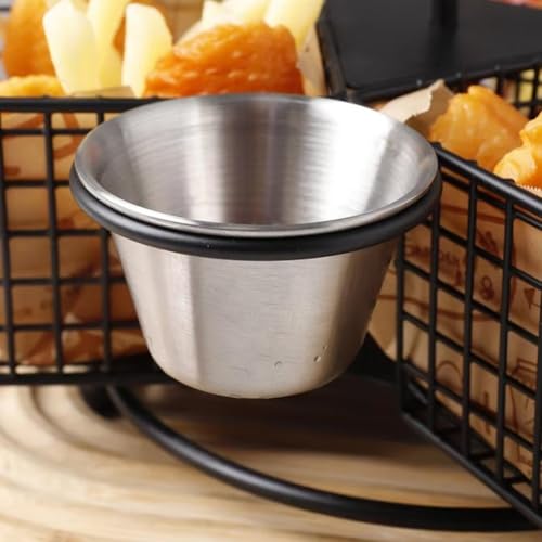 Panier à frites en métal support alimentaire apéritifs entrées