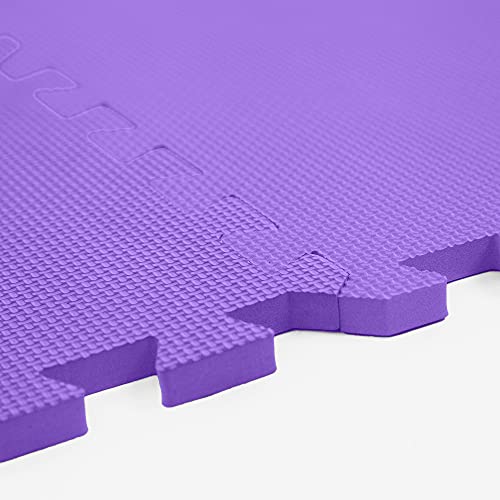 Flooring Inc's Puzzle Exercise Mats, EVA Foam Interlocking Floor Mats for Protective, Cushioned Workout Flooring for Home and Gym Equipment, Multiple Sizes & Colors (36, Rainbow, 1/2" Thick) by IncStores - Image 6
