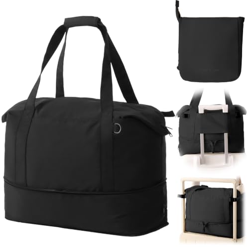 Grace&Grid Travel Duffel Bag, Lightweight Weekender Bag...