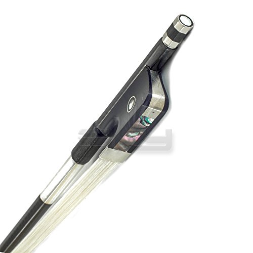 SKY 14-16.5" Viola Bow Satin Patterned Carbon Fiber Round Silver Wrap Cupronickel Parts with Double Eye Fully-Line Abalone