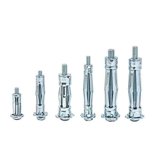 T.K.Excellent DSS6618-001 Heavy Duty Zinc Plated Steel Bolt Hollow Drive Wall Anchor Screw Set thumb #5
