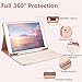 COO for iPad 9th Gen 2021 Case with Keyboard, 10.2 inch, for iPad 8th/7th Gen/Air 3/Pro 10.5, Detachable Wireless Bluetooth Keyboard with Pencil Holder