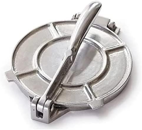 GONZALEZ Made in Mexico Polished Authentic Mexican Prensa De Tortilla Press Maker Cast Aluminum 6 inches Traditional Tortilladora