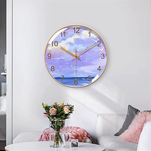 Horloge murale silencieuse à mouvement quartz créative pour la maison - 5