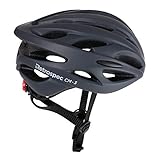 Retrospec CM-3 Bike Helmet with LED Safety Light Adjustable Dial and 24 vents