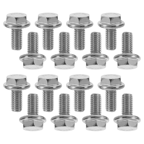 Tornillos de matrícula M6x12 iplusmile de acero inoxidable color plata para SUV y camiones