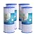 CFS – Pleated Water Filter Cartridges Compatible with American Plumber W30PEHD, W50PEHD, FXHSC, GXWH40L, GXWH35F, W10-PR, R50-BBSA – Replacement Water Filter Cartridge (Pack of 4 with 2 O-Rings)
