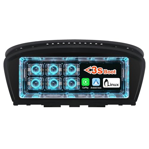 Radio para coche con CarPlay inalámbrico y Android Auto miniatura 1