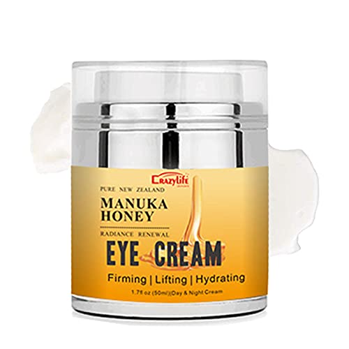 Manuka Honey Eye Cream Anti-aging Eye Cream for Dark Circles and Puffiness Fades Fine Lines Lifting and Firming Anti-wrinkle Under Eye Cream 50ml - Image 7