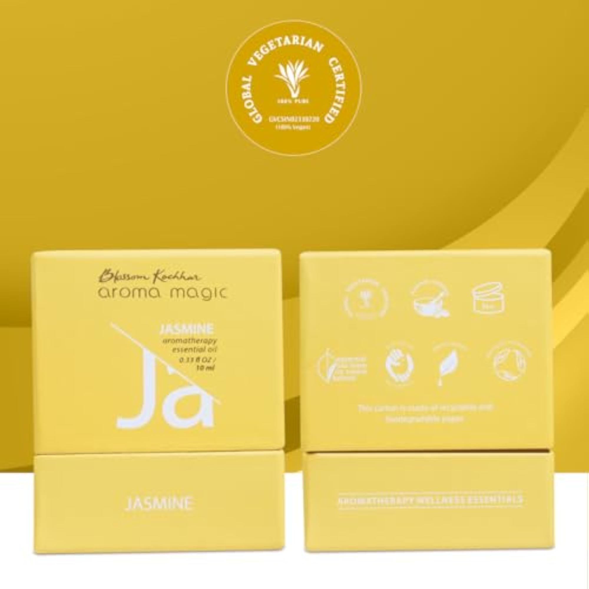 Pure Jasmine Essential Oil for Hair Growth and Relaxation