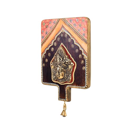 Image of Parameshwar-I Wall decor frame with divine Vishnu Majestically set on a beautiful frame | Handcrafted Wall Art for Home Decor & Office Spaces