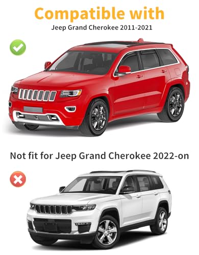 Image of Window Visors Rain Guards for Jeep Grand Cherokee(Limited) 2011-2021