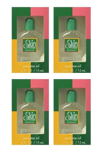 Skin Musk Perfume Oil 0.50 oz (Pack of 4)
