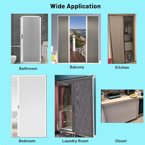 Porte accordéon d'extérieur imperméable : optimisez vos petits espaces de 193 cm - 8