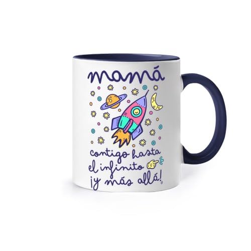latostadora Tazas De Cafe Dia De La Madre Regalos Originales Para Mujer - Tazas Originales Para Regalar - Taza Mama Regalo Madre - Regalo Navidad Mama - Mamá Contigo Infinito