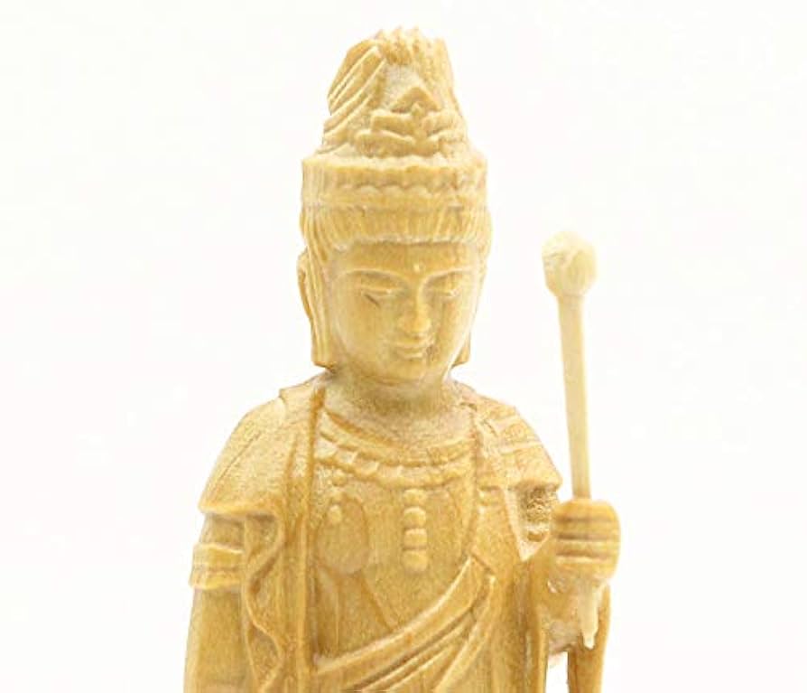 聖観音菩薩 木彫 Amazon｜伊勢 - 宮忠 - 木彫り 仏像 観音菩薩像 聖観音 （ミニ