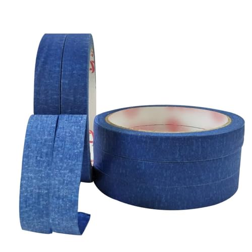 Image of Blue 50M Painters Clean Peel Masking Tape Car Sticker Decor Sticker Adhesive DIY Painting Paper Hardware Accessories Home Appliance Practical and Deft Masking Tape Painting Supplies and Tools Tape