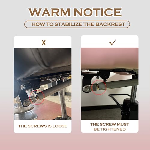 Hicomony Pink Salon Chair Barber Chair For Hair Stylist Reclining, Height Adjustable Hydraulic Hair Salon Chair With 360 Degrees Rolling Swivel Spa Equipment Beauty Salon (Pink) #TOP5