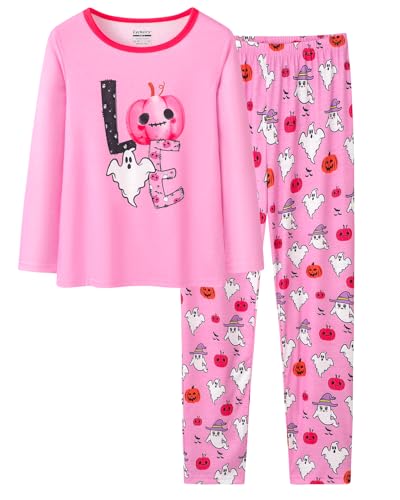 Image of Tie Dye Mermaid Sloth Christmas Halloween Pajamas for Girls Long Sleeve and Pants Nighty PJS 2-piece Set Size 6-16