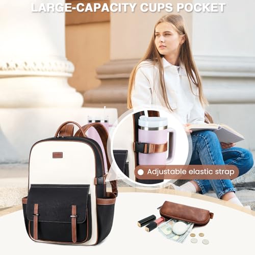 Morrales para portátil para mujer 15.6 pulg piel vegana miniatura 6