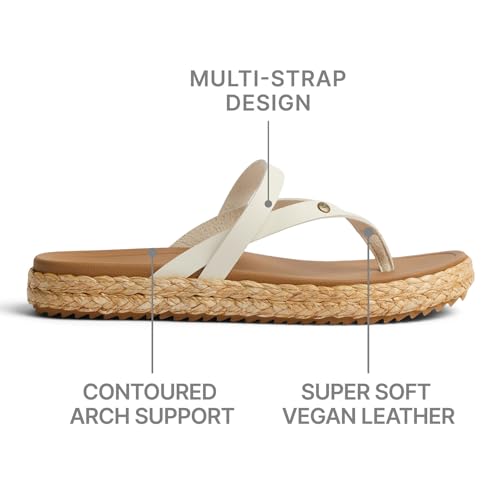 REEF Womens Vista Carmen Sandal, Vegan Leather Strap, Cushion Footbed3