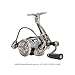 Spinning Reel, Metal 5.2:1 Fishing Reel Long Casting Chamfer Outlet 1000 2000 3000 Size Baitcaster Reels for Ice, Sea, Carp Fishing Freshwater & Saltwater Aluminum Reels Smooth & Powerful(1000S)