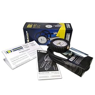 MICHELIN, Pistola di Gonfiaggio Professionale Nuovo Modello EURODAINU 2015 Made in ITALY By Wonder Pressione Pneumatici 0,7-11 Bar Manometro Ø80MM Tubo 1,5MT