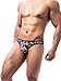 YUYUPREF Low Rise Printed Color Underwear For Men Fashion Bikini Underpants Y195 (US, Alpha, Medium, Regular, Regular, Color A)