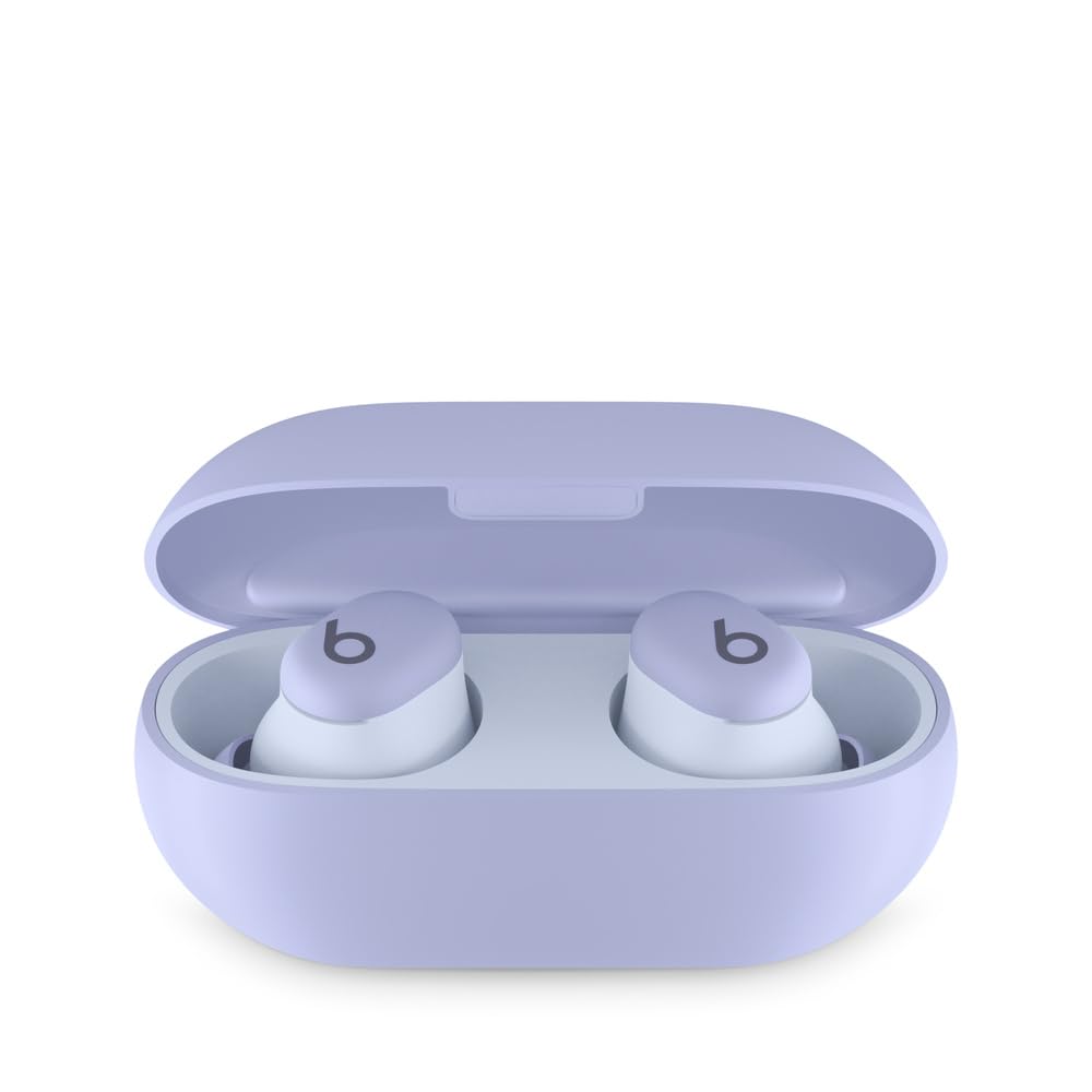 Beats Solo Buds - Wireless Bluetooth Earbuds | 18 Hours of Battery Life | Apple & Android Compatibility | Built-in Microphone Arctic Purple - (Renewed)