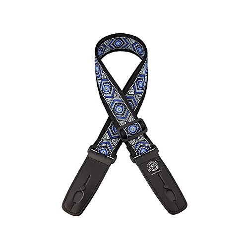 Lock It LIS069 Guitar Strap - Classic Woven Mariner