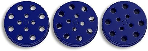 Seed Spreader Plastic Seeder Shaker 75 oz (2L) Salt Dispenser Bottle Ideal for Lawn Garden Fertilizer Ice Melt Tool with Bonus Spare Adjustable Lid