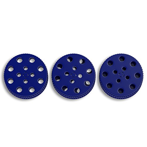 Ezisoul Seed Spreader Plastic Seeder Shaker 75 oz (2L) Salt Dispenser Bottle Ideal for Lawn Garden Fertilizer Ice Melt Tool with Bonus Spare Adjustable Lid