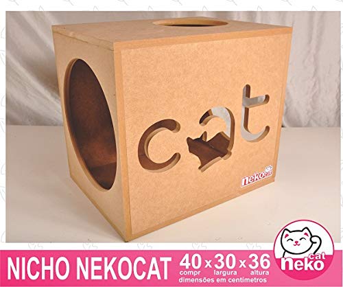 Kit 02 Nichos Gatos + 04 Prateleiras+ 02 Arranhadores - Cj 08 pçs